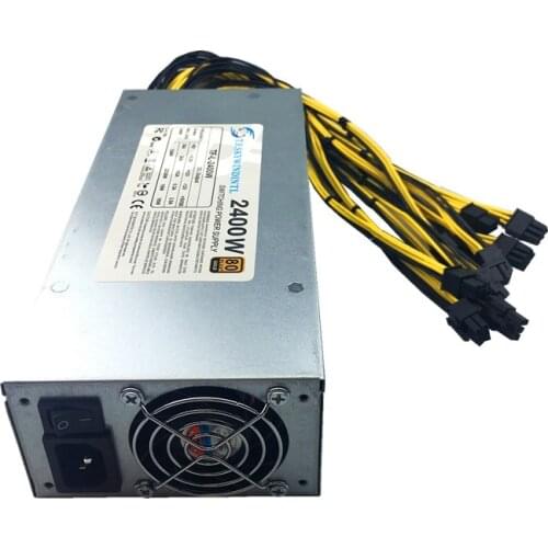 T.F.SKYWINDINTL 2400W pc power supply 2400W mining psu power supply Bitcoin Mining Machine BTC ETH Antminer S7 S9 L3