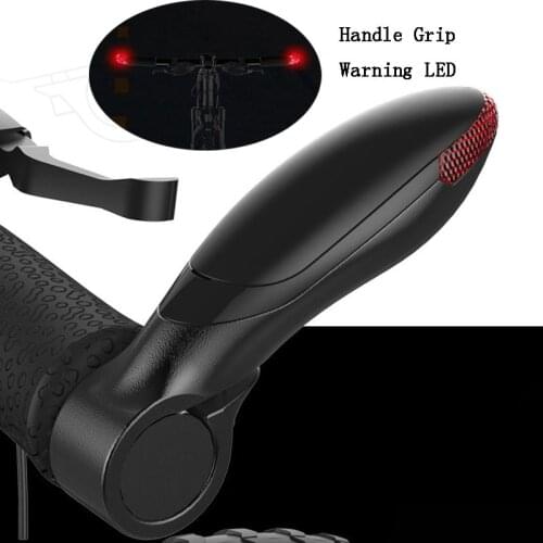 Bicycle Turn Signal Aluminum Alloy Mountain Bike Light Handlebar LED Warning Safety Handle Grip Bike Accessories
