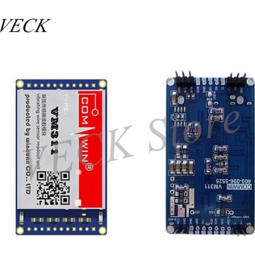 Vibrating String Sensor Rope Meter Reading Module High Voltage/sweep VM311 Digital/analog RS232 RS485 TTL 0-2V/0-1mA