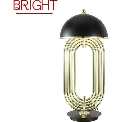 BRIGHT Modern LED Lamp Table Design E27 Black and Gold Creative Desk Light Home Decorative For Foyer Living Room Office Bedroom