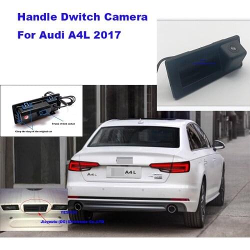 Yessun Car Trunk Handle camera Back Door Handle Rear View Parking Backup Camera HD For Audi A4L 2017