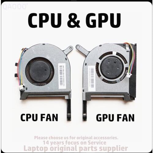 Laptop Replacement Part For ASUS TUF FX86 FX86FE FX86SM FX95G FX95D FX96G FX705G FX705GM FX505D LAPTOP CPU & GPU COOLING FAN