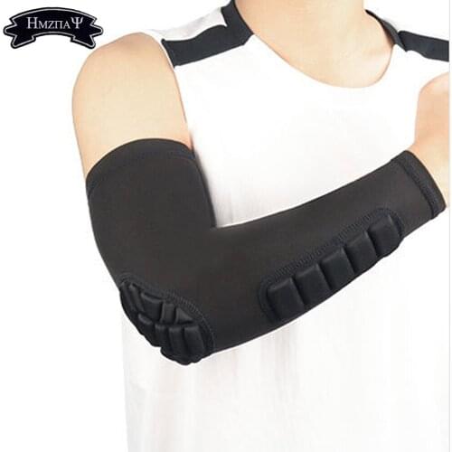 1 Piece Of Anti-Collision Elbow Pads Sports Basketball Arm Elbow Joint Elastic Protector Breathable Compression Support Pad