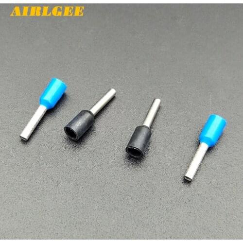 200pcs/Pack E1008 Tube insulating Insulated terminals 18 AWG Cable Wire Connector Insulating Crimp Terminal