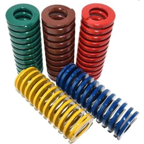 27x13.5x30/35/40/45/50/55/60/65/70/75/80/90/100/125/150mm2PcsSpiral Stamping Compression Die Spring red yellow blue green brown