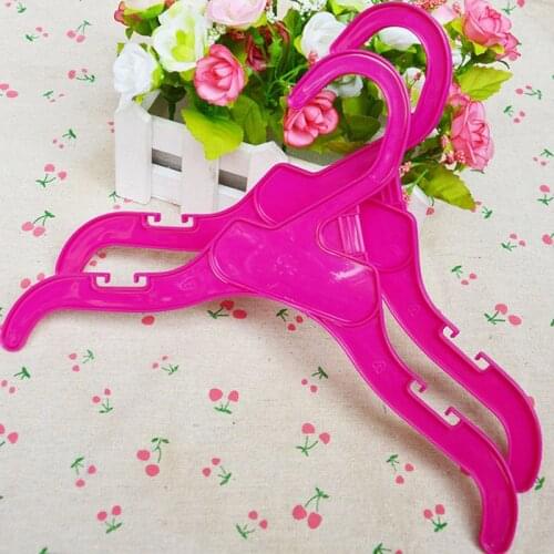 4 PCS/Set Plastic Tough Pet Dog Puppy Cat Clothes Hanger Clothing Rack Hangers 18cm/25cm Length Size S L Dog Product Accessories