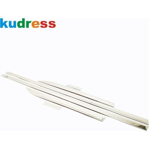 For Volkswagen For VW Golf MK8 Pro R 2021 2022 Stainless Steel Side Door Body Strip Cover Trim Car Styling Accessories 4pcs