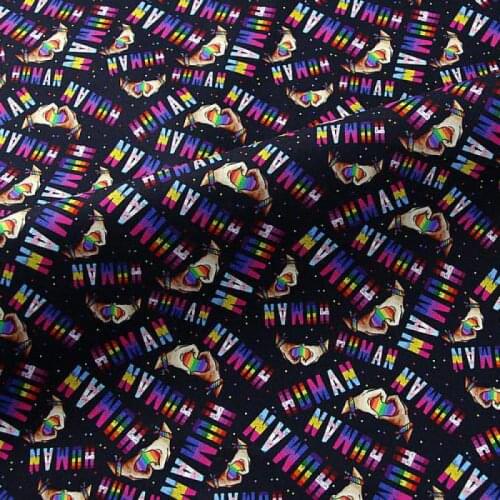 50X140CM Cartoon Printed Cotton fabric Sewing Quilting Fabrics For Patchwork Needlework DIY Handmade Doll Cotton Fabric