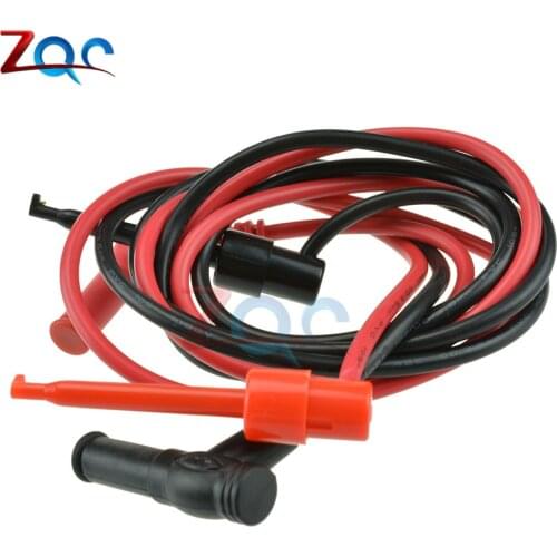 C18 New Banana Plug To Test Hook Clip Probe Cable For Multimeter Test Equipment
