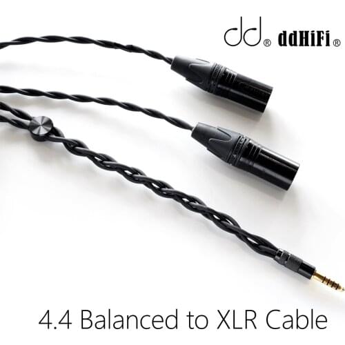 DD ddHiFi DIY-XLR44A 4.4male Balanced to XLR 3pin*2 Analog Cable Hi-Res Music Player Cable to Speakers