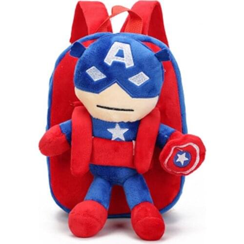 Superhero Spider Man Kids School Bags for Children Backpacks Captain American SchoolBag Baby Boys Small Backpack Bag