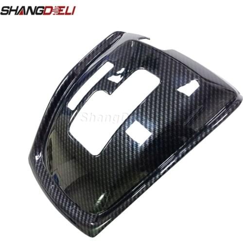 For NISSAN X-Trail T32 Rogue 2014-2019 Carbon Fiber ABS Gear Shift Knob Sticker Panel Cover Trim Car Styling