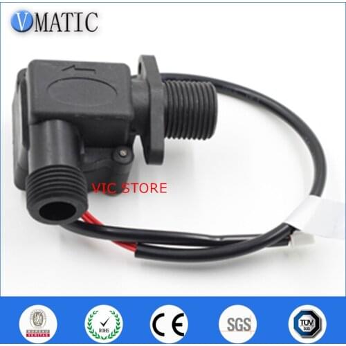 High Quality VCB658 Electronic Automatic Toilet Sensor Faucet Oem G1/2 Black Meter Electric Water Flow Switch