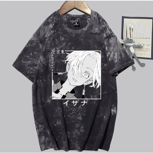 Tokyo Revengers Graphic Tees Women Kawaii Kurokawa Izana Summer Tops Cartoon T Shirt Harajuku Hot Unisex T-shirt Female