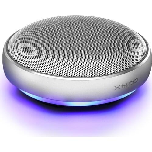 Cool portable wireless Bluetooth Speaker computer subwoofer LED night light hands-free calls can be played by plug-in card