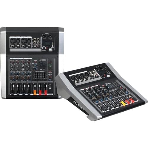Mixing console recorder 48 V phantom power monitor AUX effect path 4-12 channel audio mixer USB comes with power amplifier LA