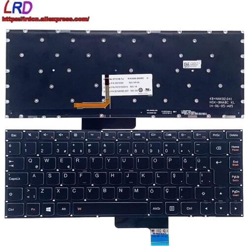 New Original TR Turkish Backlit Keyboard for Lenovo Yoga 2 13 Laptop 25215068 25215037