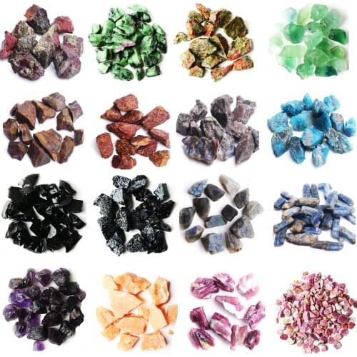 1 Bag 100g/200g Natural Crystal Rough Stone Scientific Research Mineral Specimen Colorful Quartz Healing Decor Reiki Healing