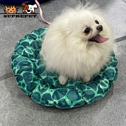 SUPREPET Pet Cooling Blanket for Dog Washable Sleeping Bed Puppy Ice Pads Pets Waterproof House Cat Gel Mat Round Shape Dog Beds