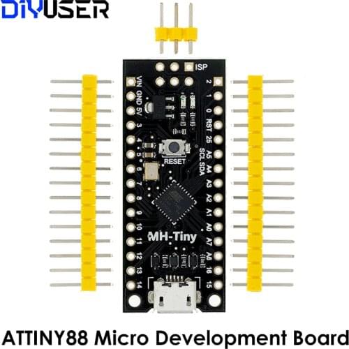 MH-Tiny ATTINY88 micro development board 16Mhz /Digispark ATTINY85 Upgraded /NANO V3.0 ATmega328 Extended Compatible for Arduino