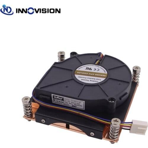 1u server cpu heatsink for LGA 2011 Socket, square shape,LGA 2011-R3 CPU Cooler fan