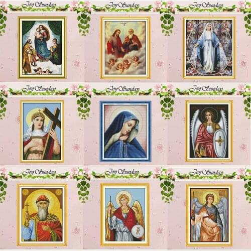 Religious figure Jesus Goddess patterns counted 11CT 14CT Cross Stitch Set DIY Cross-stitch Kit Embroidery Needlework Home Decor