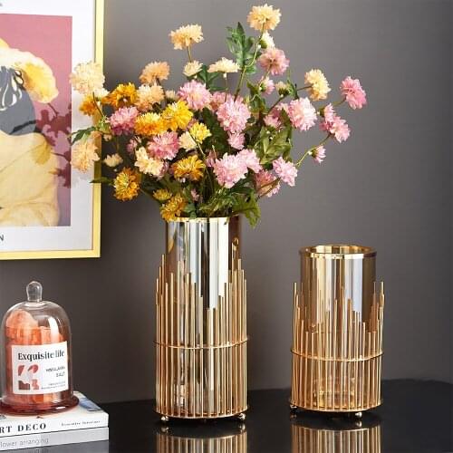 Modern home decorative vase for fruit Living room coffee table tabl decor flower vase glass Vases for interior Wedding Terrarium