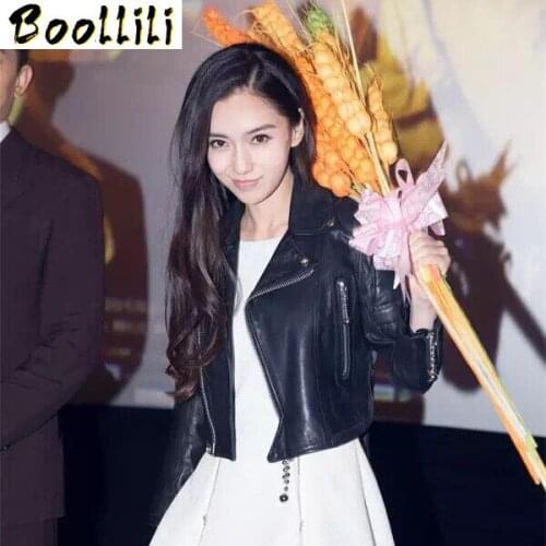 100% Real Leather Jacket Women 2020 Spring Autumn Short Sheepskin Coat Korean Leather Jackets Femme Chaqueta Cuero Mujer