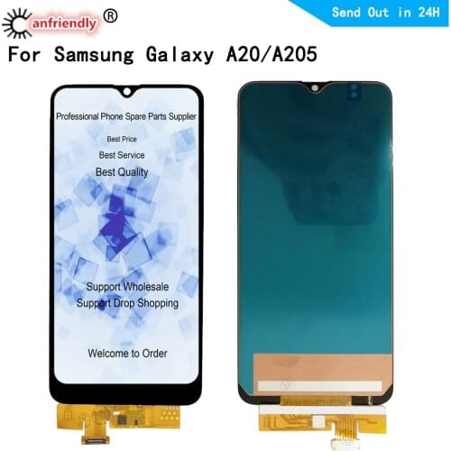 LCD Display For Samsung Galaxy A20 A205 SM-A205F A205G A205U A205W A205YN A20 LCD display Screen Touch panel Digitizer Assembly