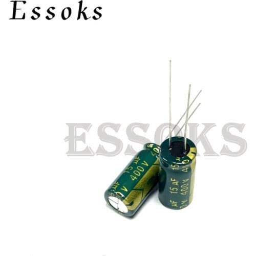 10pcs Electrolytic Capacitor 400V15UF 400V 15UF 10X13 10X17 10X20 mm High Frequency Low ESR Aluminum Capacitors