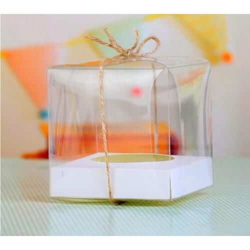 1000PCS/LOTWholesale and retail Muffin Box Transparent Cupcake Boxes single PVC cupcake box 9*9*9cm SN231