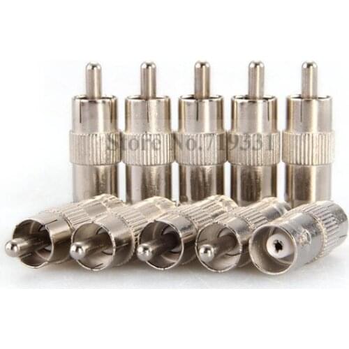 20Pcs BNC Female to RCA Male Coax Cable Connector Adapter Plug CCTV Video Camera