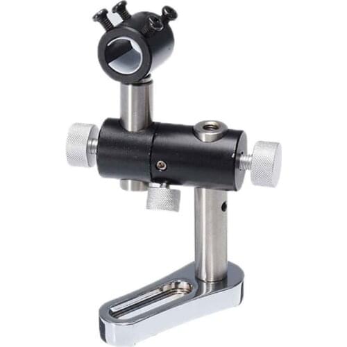 3.5mm-23.5mm Triaxial 360 Adjustable Laser Pointer Module Holder Mount Clamp Three Axis Bracket