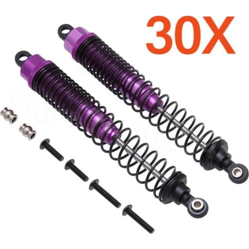 30 Pairs WLtoys K949 Upgrade Parts Aluminum Rear Shock Absorber Oil Filled For 1/10 RC Car Short Course Truck Rock Crawler