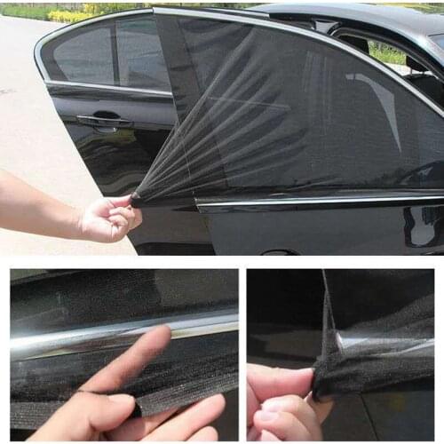 4pcs Car Window Sun Visor Shade Fabric Shield Net for BMW E36 E39 E46 E90 E60 F30 F10 E34 X5 E53 E30 F20 E92 E87 M3 Accessories