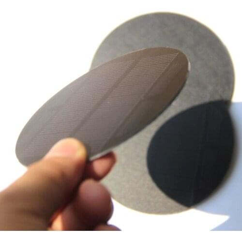 BUHESHUI 50pcs 0.85W 5.5V Mono Solar Cell PET Round Solar Panel Battery System DIY Solar Light Diameter 91MM Free Shipping