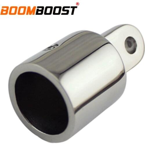 7/8'' Pipe Silver Eye End Cap Fitting Hardware Bimini Top 22mm Professional 1PCS For Marine Boat Yacht 316 Stainless Steel