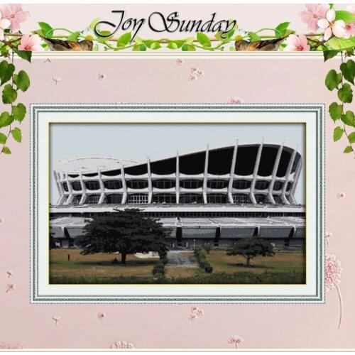 African National Theatre Counted Cross Stitch 11CT 14CT Cross Stitch Sets Wholesale Cross-stitch Kits Embroidery Needlework