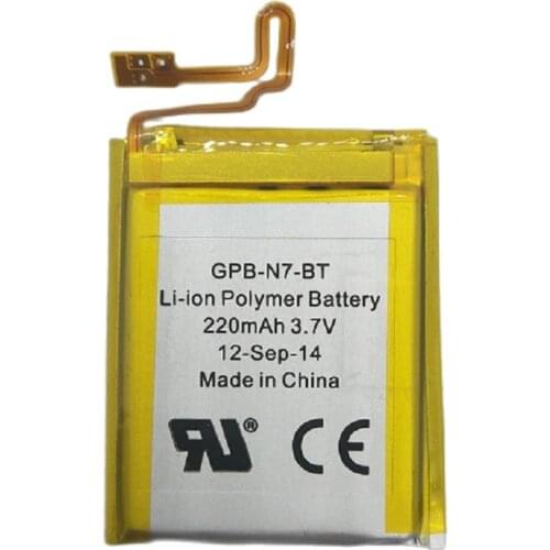 Battery for IPOD Nano 7 7th Gen Player Bateria New Lithium Polymer Rechargeable Accumulator Pack Replacement 3.7V 220mAh