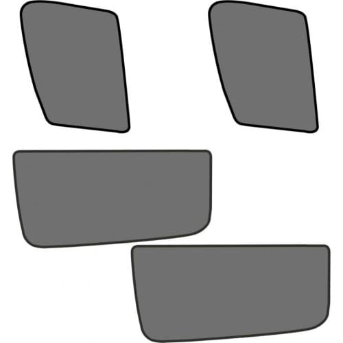 4Pcs Car Sun Shade Mesh Sunscreen Nylon Heat Insulation Magnetic Auto Side Window Curtain for Mazda CX-5 KE 2012-2017