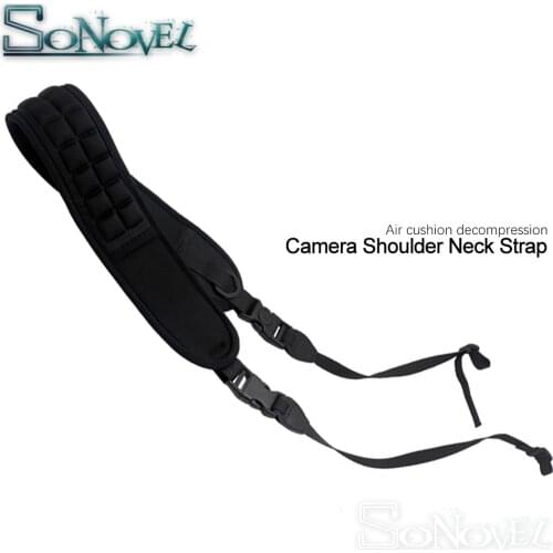 Decompression Camera Neoprene Massage Shoulder Neck Strap Belt Adjustable Camera Sling For Canon Nikon Sony Fujifilm DSLR Camera