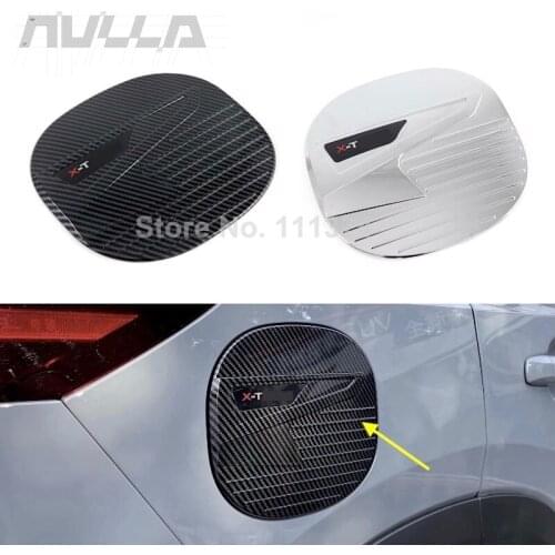 For Nissan X-Trail X Trail Xtrail 2021 2022 Carbon Look Car Exterior Gas Fuel Oil Tank Decoration Cover Sticker Trim Accessories