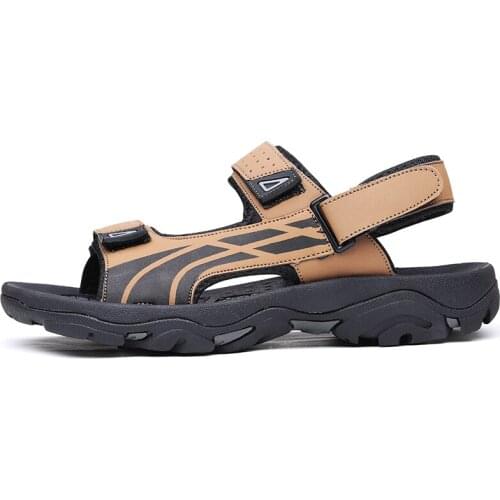 Erkek playa rubber sandals-men cuir sandalias summer sandalle rasteira genuine shoes outdoor da uomo beach zandalias hombre man
