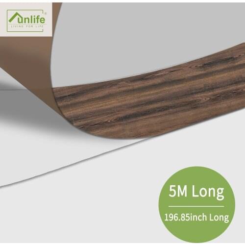 Funlife® Yeallow Teak Floor Sticker Easy to Clean Anti-Slip Waterproof Bathroom Self-Adhensive Decorative Home Stairway Stickers