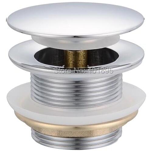 L16788 Chrome Finishing Brass Bathtub Pop Up Waste with Flexible Hose