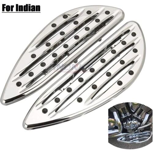 CNC Cut chrome Floorboard for SPRINGFIELD foot boards Chieftain Roadmaster driver footboards CHIEF VINTAGE 14-18