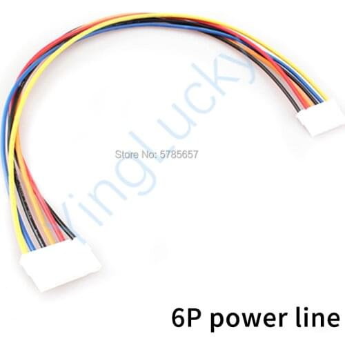 Arcade Power Supply Cable 6P Motherboard to Power Box Interface line，for Doll Machine Arcade Game Machine
