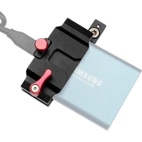 SSD Mount Bracket SSD Holder SSD T5 Clamp for Samsung T5 SSD Compatible with Cage for BMPCC 4K & 6K