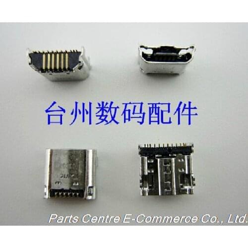 Micro USB jack for Samsung phone P5200 I9200 I9205 I9205 T211 T210 P5210 USB plug charging plug socket