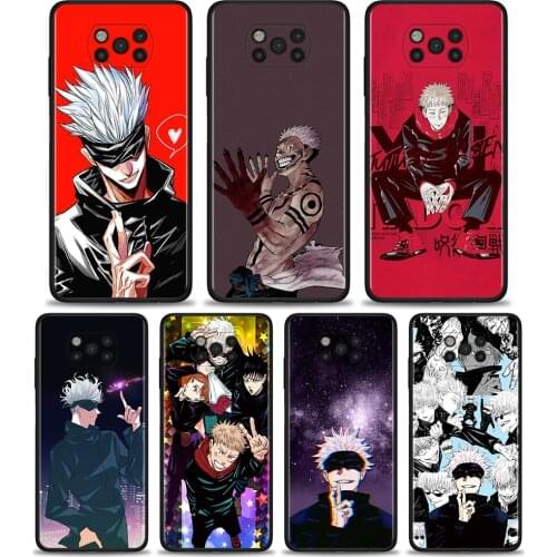 Jujutsu Kaisen Silicone Soft Pnone Case For Xiaomi Mi Poco X3 NFC Pocophone F1 M3 Pro 5G F3 Back Cover Fundas Housing